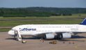 Lufthansa Airbus A 380 zu Besuch Flughafen Koeln Bonn P013